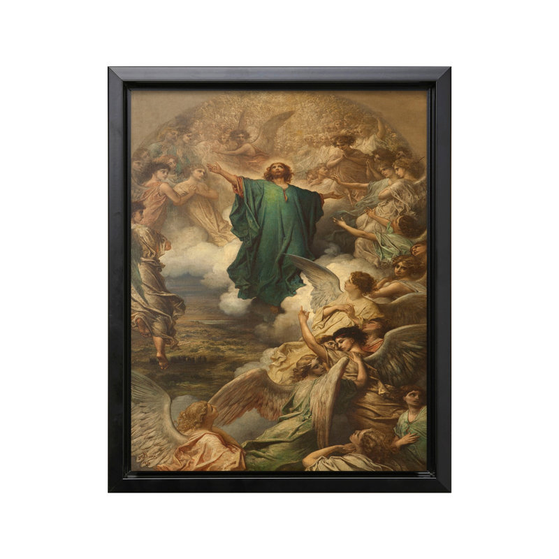 The Ascension, Black Framed, Canvas, 18"H x 24"W
