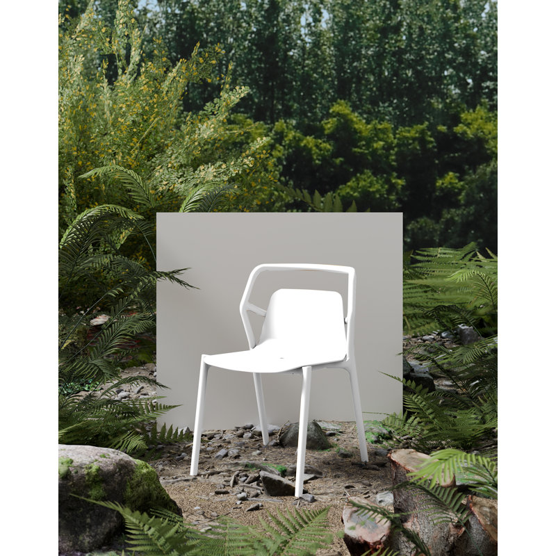 Chaise d'appoint Aspin, Blanc