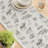 Table Runner, 100% Cotton, 16X108", Hand Drawn Wild Animals-1998368852