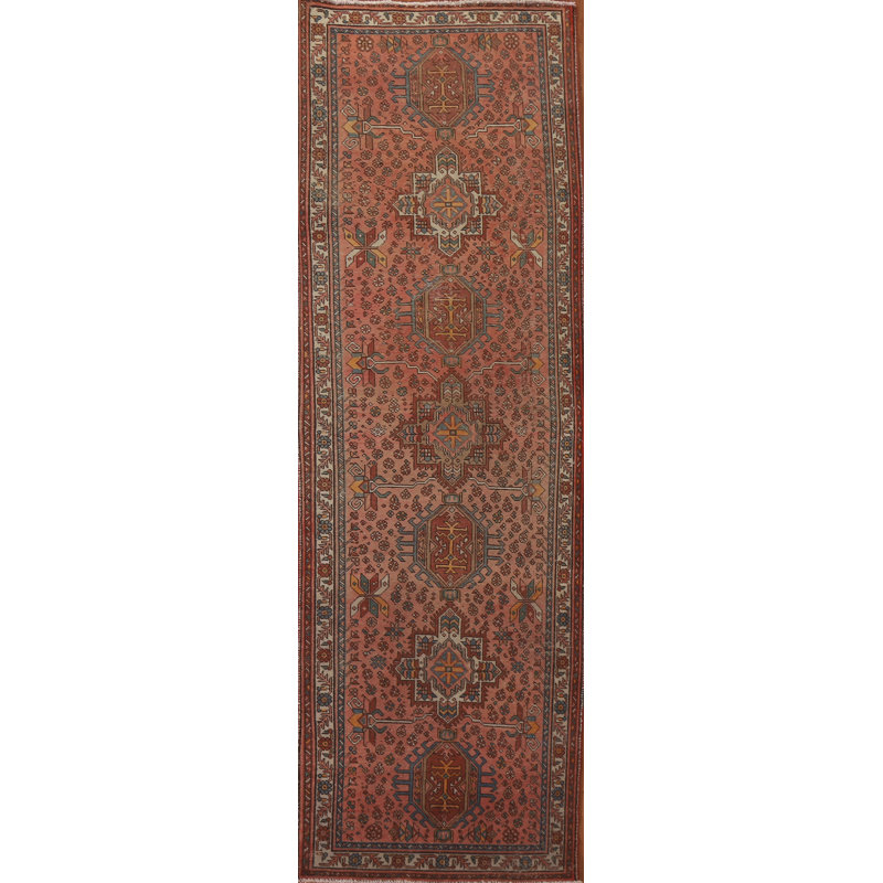 Tapis de couloir rose 4 x 13