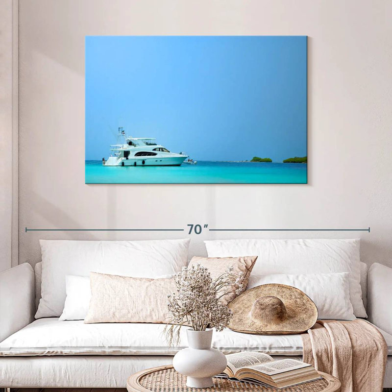 Mehar Los Juanes Morrocoy Yacht, H 30 po x l 45 po
