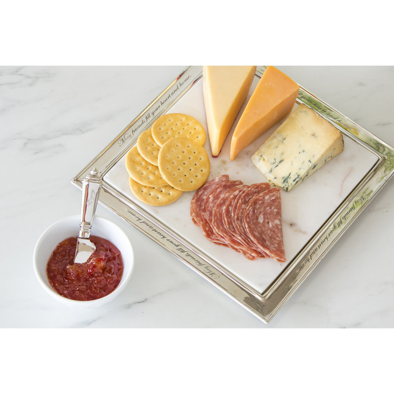 Cypress Home Stainless Steel Cheese Board