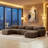 149'' Soft And Fluffy Plush Fabric,Boneless Sofa,32D High Density Sponge Ergonomic Design,Full-compression Vacuum Packaging,Free Combination Buckle Connection For Bedroom,Study,Home Theater-339707541-339707540