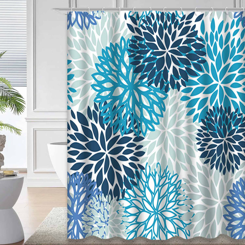 Rideau de douche Spring Flower, L 72 po x l 78 po