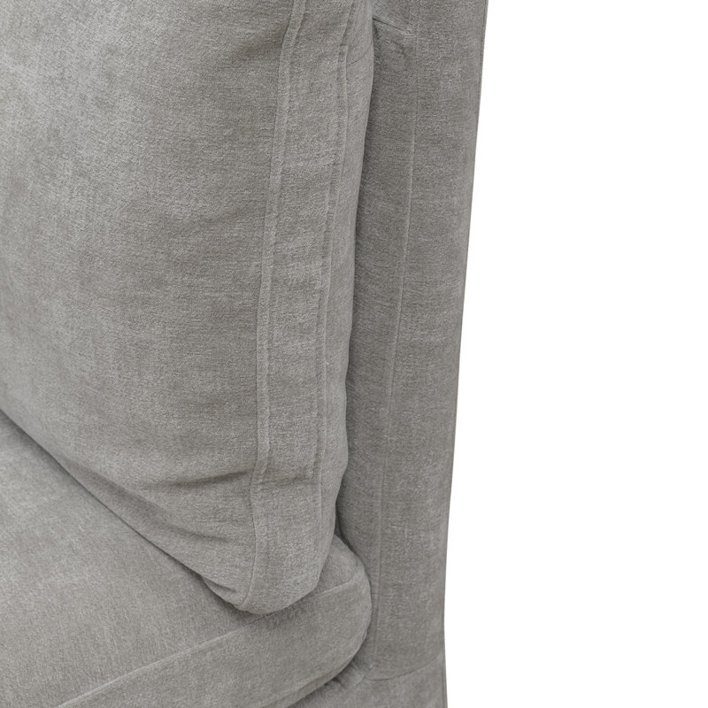 Faouzi Accent Dining Chair W/ Casters, Brown Polyester