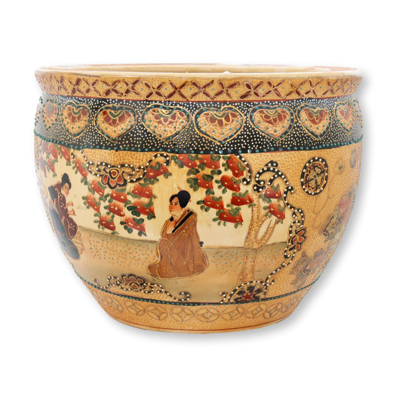 Grand pot à fleurs Satsuma
