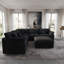 Canapé modulaire avec repose-pieds 6 pièces 6 pièces-321688276