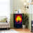4 Drawer Dresser for Bedroom, Narrow Chest of Drawers, Wooden Top and Study Iron Frame 18"x37.5"-(WxH)