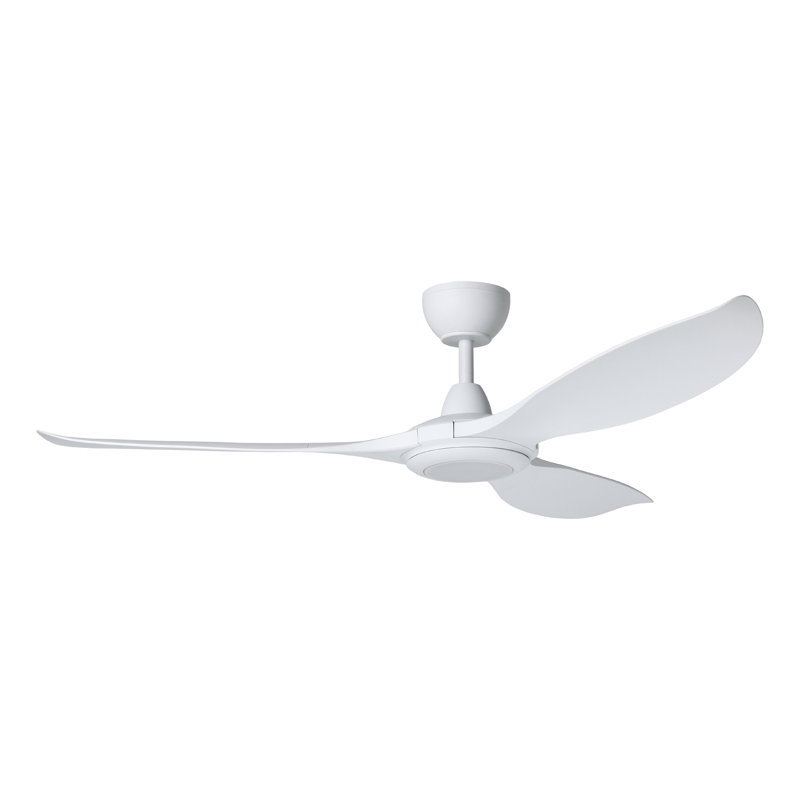 Gabryele Ceiling Fan, 60", White, White