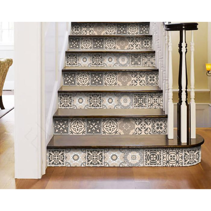 Mosaic Peel And Stick Removable Tiles, 8" H x 8" W x 0.1" D, Espresso Brown