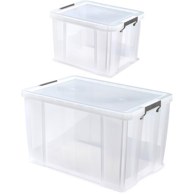 Whitefurze Polyethylene Plastic Underbed Storage