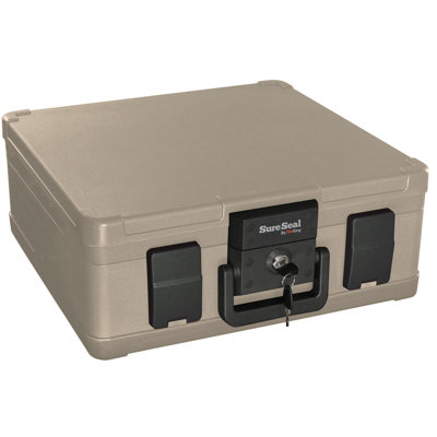 SureSeal 1/2 Hour Fireproof and Waterproof Safe Box with Key Lock