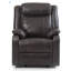 Fauteuil inclinable contemporain brun foncé