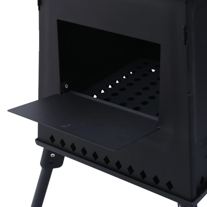 T-Shaped Wood Burning Smokeless Outdoor Fireplace