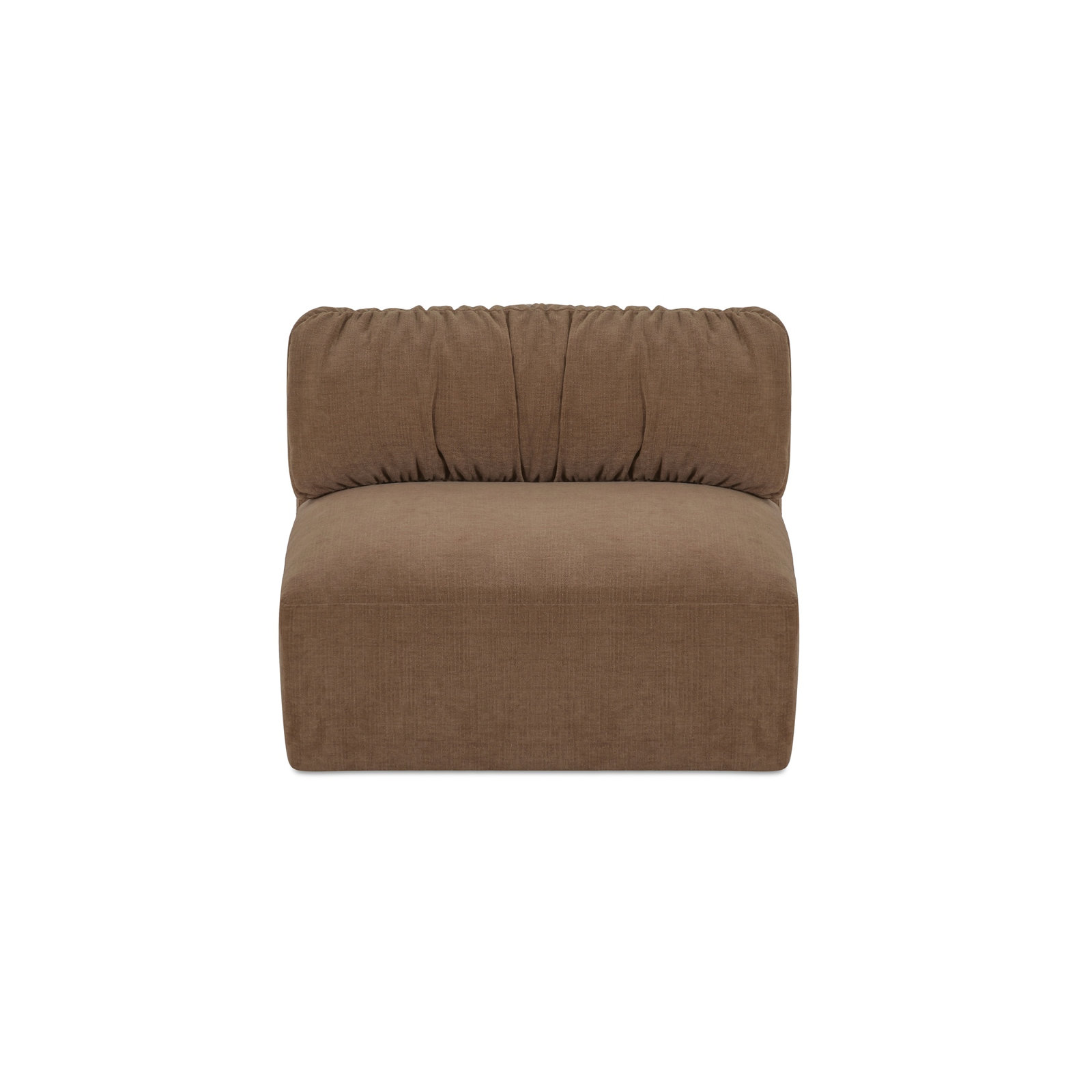 Colette Slipper Chair, Tan