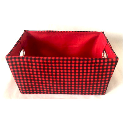 Gracie Oaks Fabric Decorative Basket