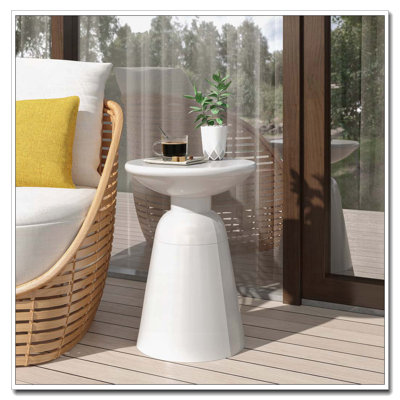 Outdoor Metal End Table