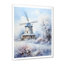 «Snowy Windmill Winter Landscape I - Windmills», art mural-512830320-512830335