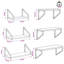 6 -Piece Steel Floating Shelf