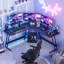 Bureau de jeu en L Makoy 51,2 po-253507163