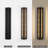 Jayeda 23.6"H Matte Black Rectangular Linear LED Outdoor Wall Lights-2011158789