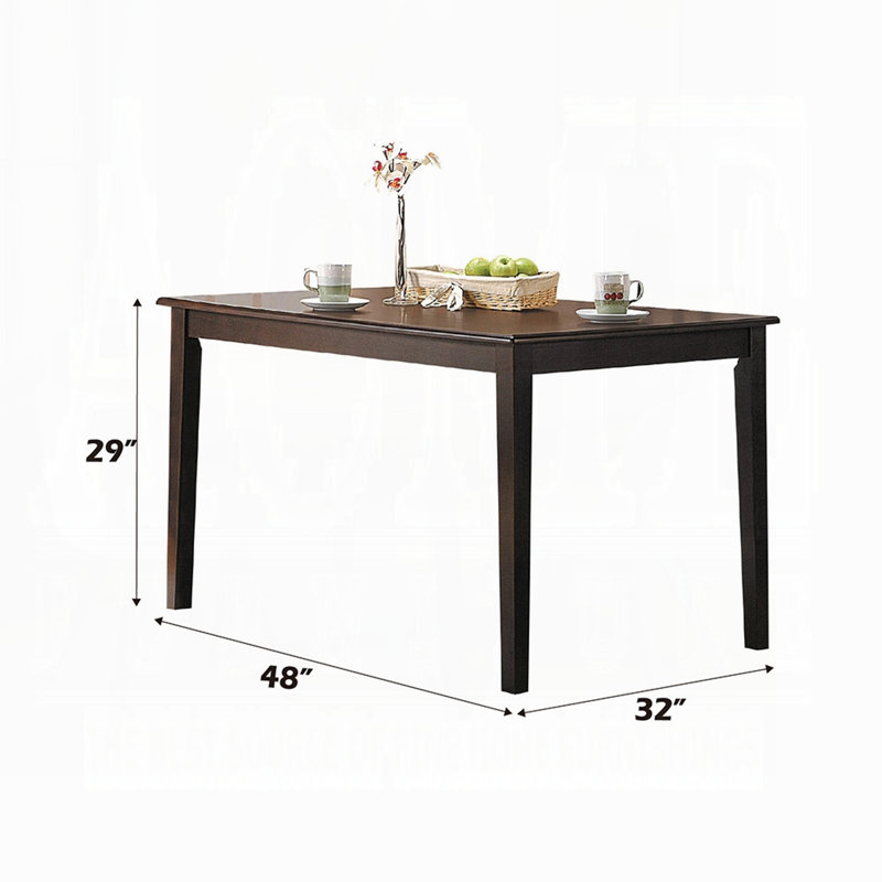 Table de salle à manger espresso 1pc