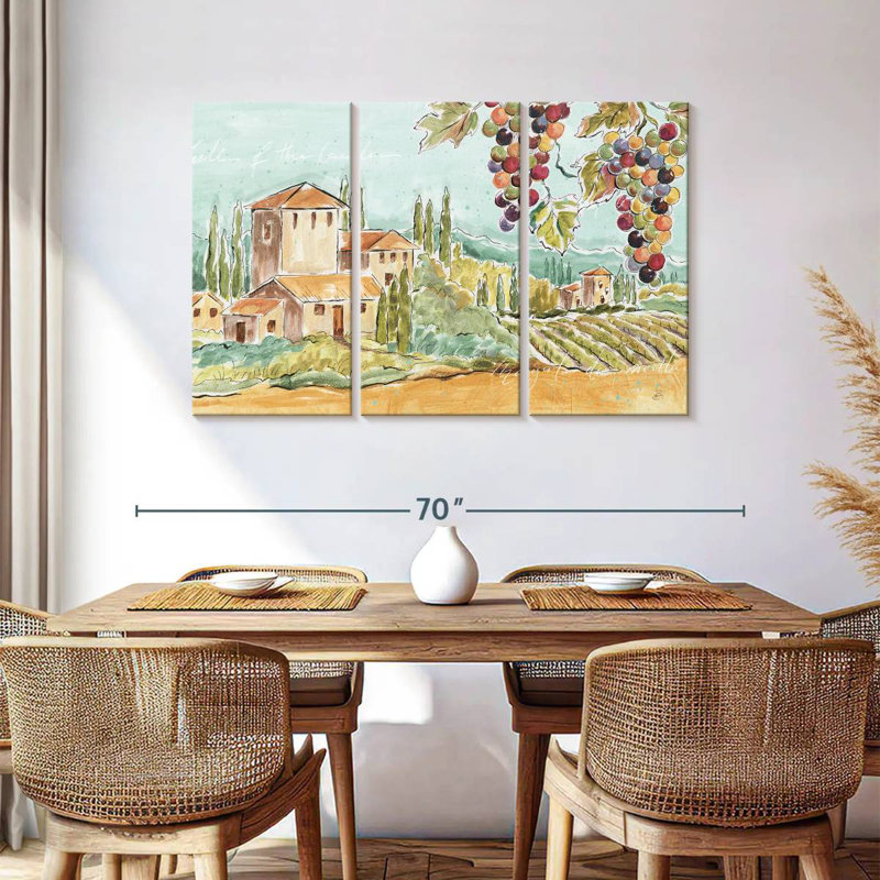Brise toscane Alvord sans coquelicots, H 36 po x l 57 po