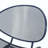Modern Outdoor Chat Set With Mesh Seating And Retro Shell Chairs, For Stylish Patio Relaxation.-1795783333