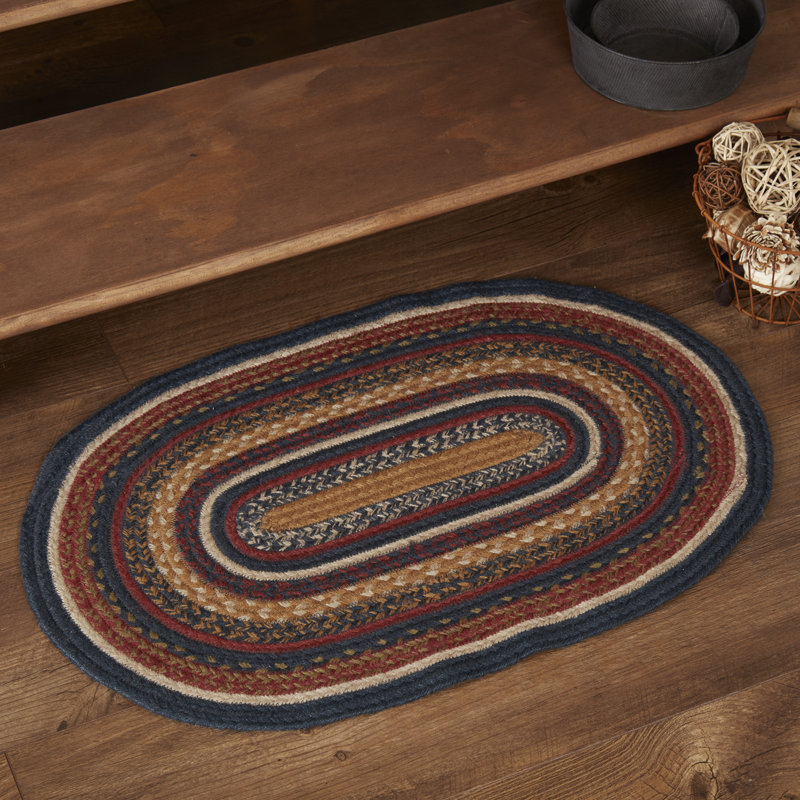 Tapis en jute Zhao, Ovale 1 pi 8 po x 2 pi 6 po