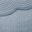 3 Piece Reversible Scalloped Edge Quilt Set Blue Full/Queen