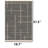 〰️ Graphite Grid Modern Woven Area Rug