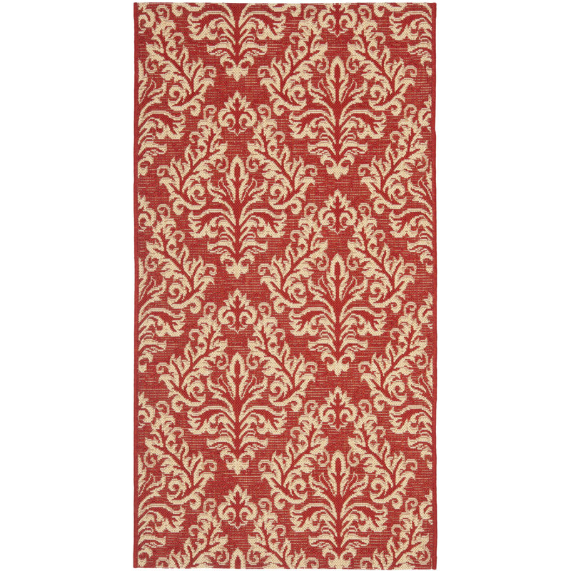Tapis intérieur / extérieur Galena Performance Ikat, Rectangle 2 pi 7 po x 5 pi