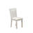 Modern Dining Table Set - a Kitchen Table and Linen Fabric Upholstered Chairs with Stylish Back-610334200-610334199-540918336