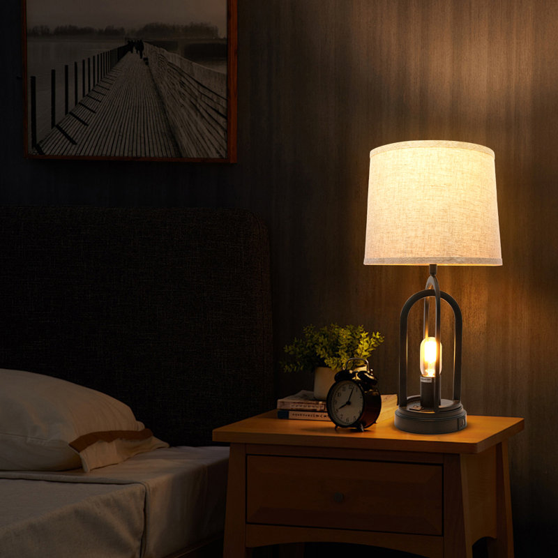 Oval Shaped Stand Table Lamp