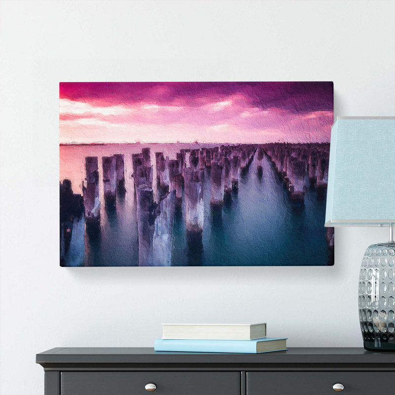 Princes Pier In Victoria Australia - Wrapped Canvas, 40cm H x 60cm W x 3cm D