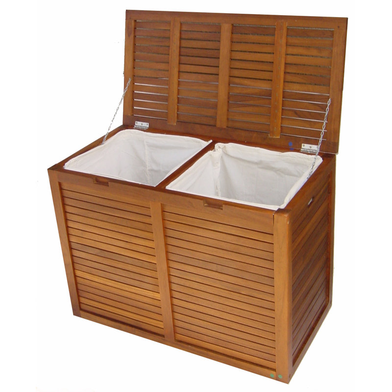 Spa 2 Section Cabinet Laundry Hamper