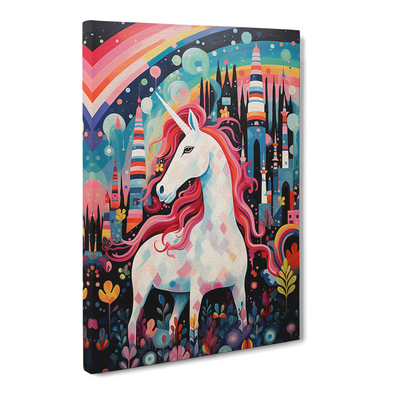 Unicorn Constructivism - Print, 76cm H x 50cm W x 3cm D