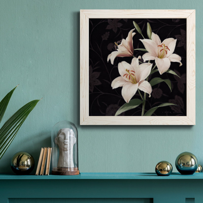 " Garden Visit " Painting Print, 31.5" H x 31.5" W x 1" D, White