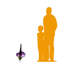 Statue mauve mauve