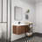 Modern Bathroom Vanity With Sink And Soft Close Door, Ergonomic Design For A Pleasant Morning
