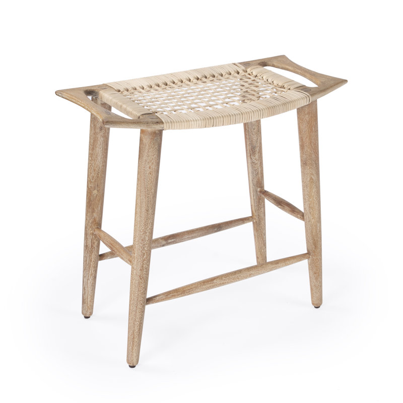 Tabouret de comptoir en bois massif Eton