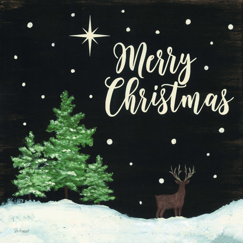 Garyfallia " Merry Woodland Christmas " by Soulspeak & Sawdust, 12" H x 12" W