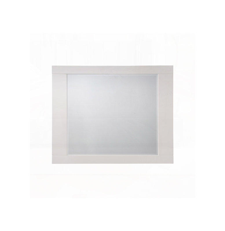 White High Gloss Finish Mirror