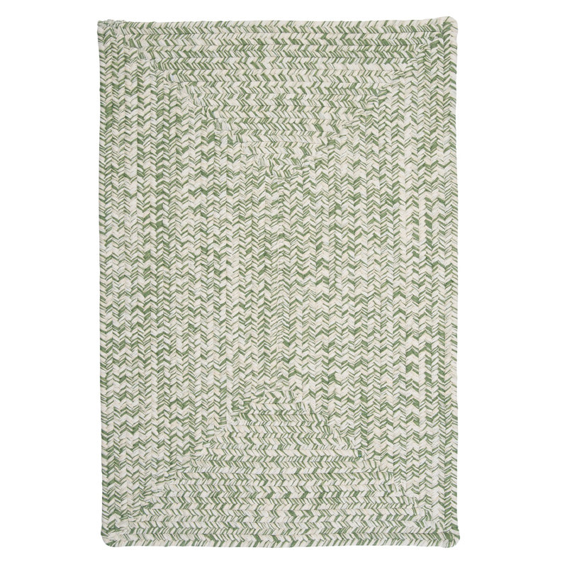 Tapis intérieur / extérieur Ashiah - vert, Rectangle 6 pi x 9 pi