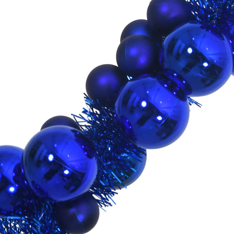vidaXL Christmas Ball Garland 186 cm Polystyrene, Blue