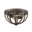 Plafonnier encastré 13 "2 lumières Tiphaine