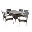 Ensemble repas 7 pièces avec coussin Emmeline