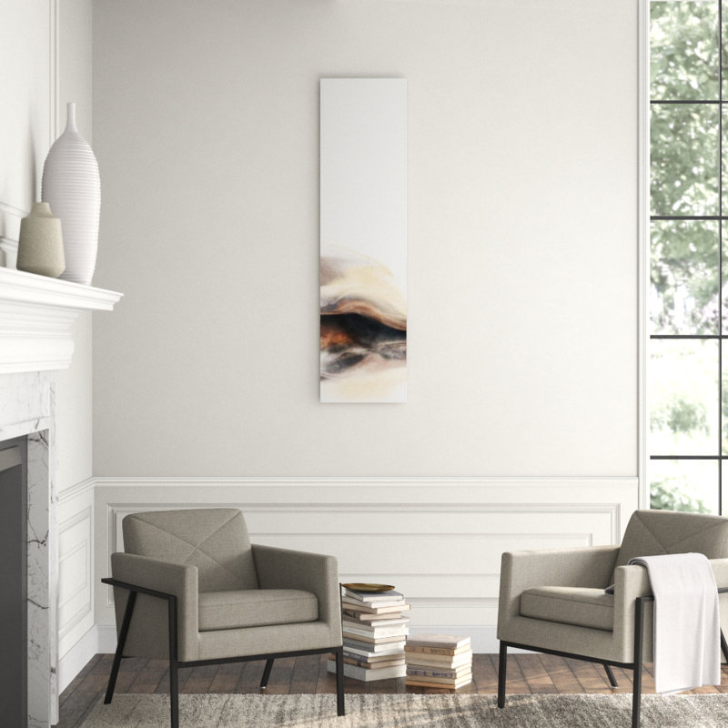 Fluid Lining III Print by Guseul Park, 90" H x 24" W, Image Brush Gel