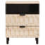 50cm W Solid Wood Bedside Table-1855759926