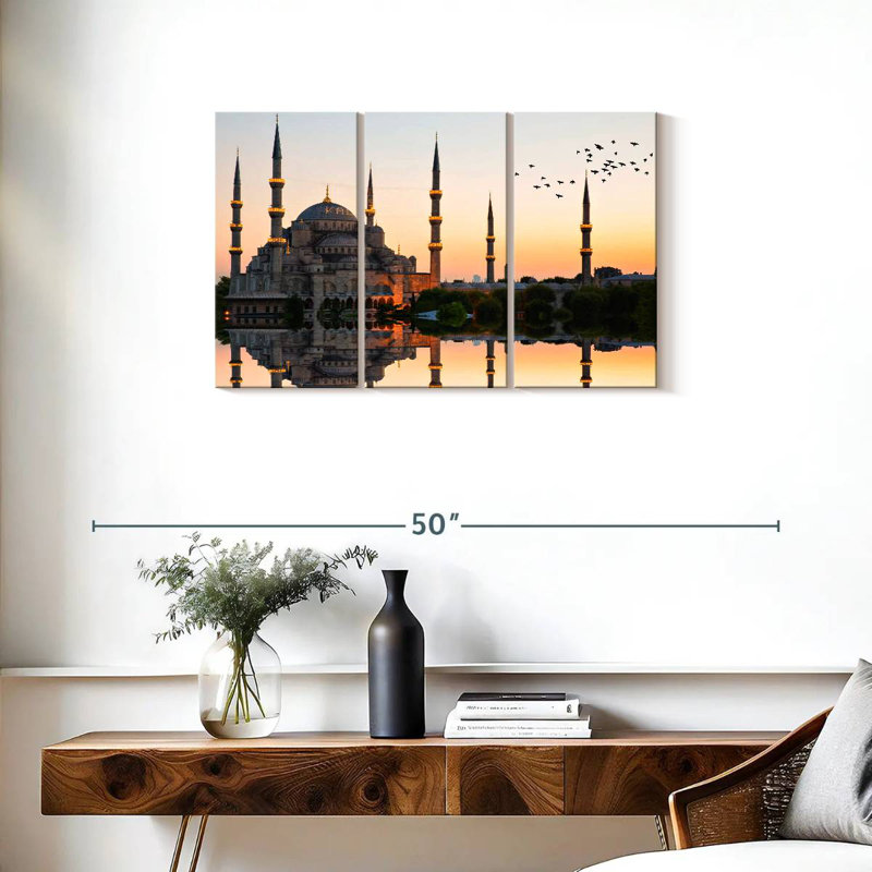 Dusky Hagia Sophia, 20" H x 33" W